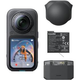Outdoorová kamera Insta360 X6 Essentials Bundle čierna

