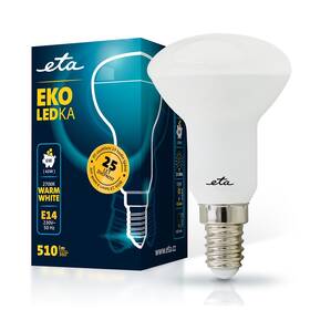 LED žiarovka ETA EKO LEDka reflektor 6W, E14, teplá bílá 


