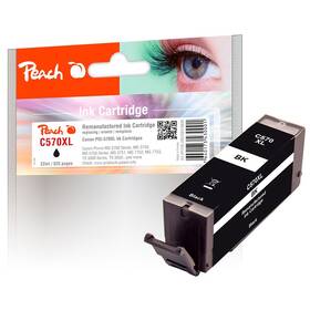 Cartridge Peach Canon PGI-570XL, 510 strán čierna

