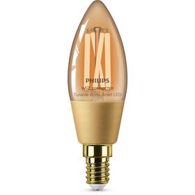 Inteligentná žiarovka Philips Smart LED Smart LED 4,9 W, E14, jantárové sklo, Tunable White 

