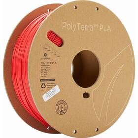 Tlačová struna (filament) Polymaker PolyTerra PLA, 1,75 mm, 1 kg - Lava Red 
