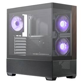 Case Cooler Master Elite 690 Wood čierna

