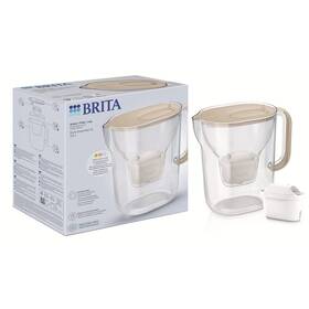 Filtrácia vody BRITA Style Essential XL, 3,6 l + 1 filtr béžová

