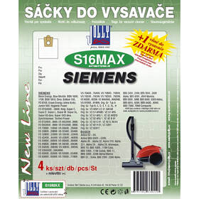 Vrecká pre vysávače Jolly MAX S 16 (4 ks) 

