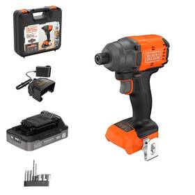 Doťahovák rázový Black-Decker BLIM78E1K-QW (s baterií) 

