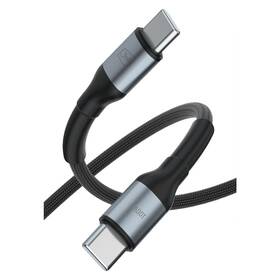 Kábel 3mk rýchlonabíjací Hyper Cable N-SERIES USB-C / USB-C, Power Delivery, QC 3.0, 100W, 1,5m čierny

