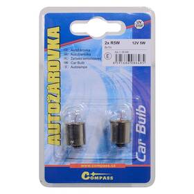 Autožiarovka Compass 08648 12V R5W 5W Ba15s (2 ks) 

