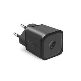 Nabíjačka do siete SBS NanoTube USB-C, GaN, 20 W, PD čierna

