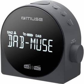 Rádiobudík MUSE M-185 CDB, DAB+ čierna farba
