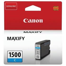 Cartridge Canon PGI-1500 C, 300 strán modrá

