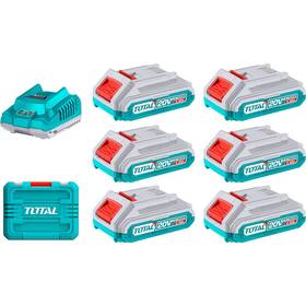  Set batérie a nabíjačky Total tools Share 20V TFBCLI2062