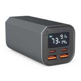 Powerbank Epico Aluminium 20000 mAh, PD 100 W sivý

