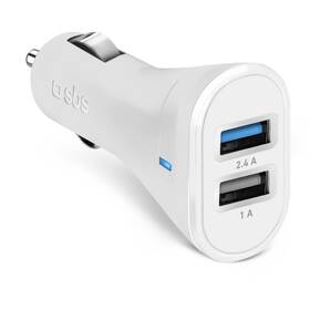 SBS 2XUSB 2.1/1A WHT 

