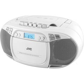 Rádiomagnetofón s CD JVC RC-E451W biela farba
