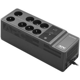 Záložný zdroj APC Back-UPS 850VA (520W), 230 V, nabíjecí porty USB/USB-C, 8x česká zásuvka (FR) 

