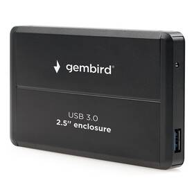 Box na HDD Gembird pre 2.5” zariadenie, USB 3.0, SATA čierny

