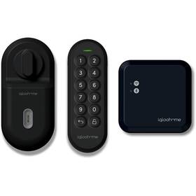 Zámok Igloohome Retrofit Lock + Keypad + Wi-Fi Bridge čierna farba

