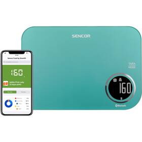 Kuchynská váha Sencor SKS 7071GR zelená

