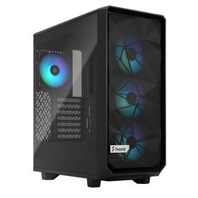 Case FRACTAL DESIGN Compact Lite RGB Tempered Glass Light Tint čierna farba
