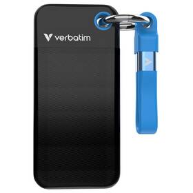 SSD externý Verbatim Pocket 1TB čierny/modrý

