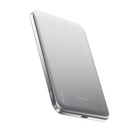 Powerbank BMX SolidSafe™ Air Titanium 5K Qi2 bezdrôtová magnetická strieborná

