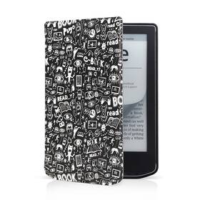 Puzdro pre čítačku e-kníh Connect IT Doodle na PocketBook 629/634/619 čierna farba
