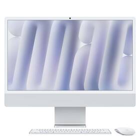 PC all in-one Apple 24" M4 10× CPU 10× GPU, 16 GB, 256 GB - strieborný SK 

