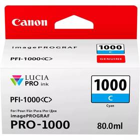 Cartridge Canon PFI-1000 C, 80 ml 


