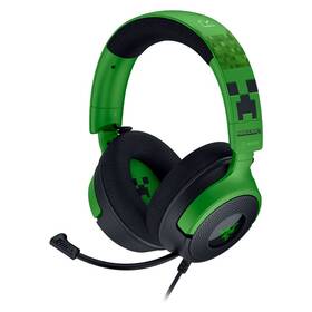 Headset Razer KRAKEN V4 X Wired Minecraft Ed. zelený

