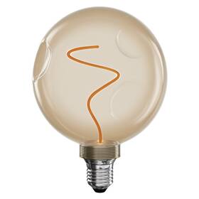 LED žiarovka EMOS DECO CG125A "BURGEON", 4,5 W, 240 lm, E27, teplá biela + 

