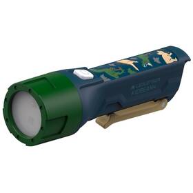 Lampáš LEDLENSER KIDBEAM 4 DINO zelená

