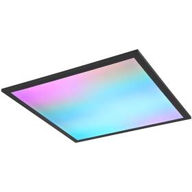 LED stropné svietidlo TRIO Beta, štvorcové, 44,5 cm čierne

