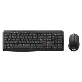 Klávesnica s myšou C-Tech WLKMC-04, CZ/SK čierna

