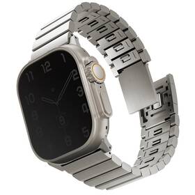 Remienok Uniq Strova Mag na Apple Watch 42/44/45/49mm titanium
