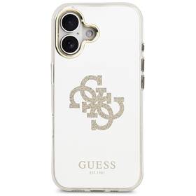 Kryt na mobil Guess PC/TPU Mirror 4G Glitter Logo MagSafe na Apple iPhone 17 zlatý

