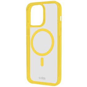 Kryt na mobil SBS Mag Frame s MagSafe na Apple iPhone 15 Pro žltý

