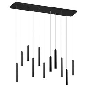 Závesné svietidlo TRIO Tubular čierne

