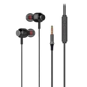 Slúchadlá WG HF Stereo 3,5 mm jack čierna

