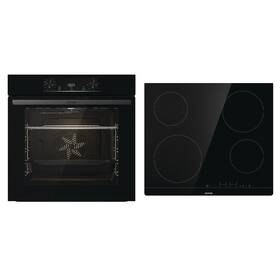 Set výrobkov Gorenje BO6735E02BK + ECT641BSC čierna farba
