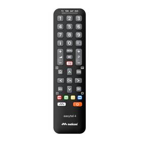 Diaľkový ovládač Meliconi EASYTEL 4, Univerzálny diaľkový ovládač pre 4 prístroje čierny

