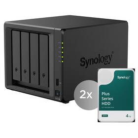Sieťové úložisko Synology DiskStation DS925+ vrátane 2ks HDD 4TB čierne

