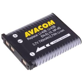 Batéria Avacom Olympus Li-40B/Li-42B/Fujifilm NP-45/Nikon EN-EL10 Li-ion 3,7V 740mAh 

