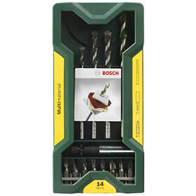 Sada vrtákov a bitov Bosch Multimaterial Mini X-Line Set (14 ks) 

