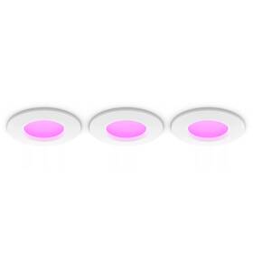 Vstavané svietidlo Philips Slim downlight S (90mm), 3ks biele

