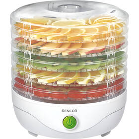 Sušička ovocia Sencor SFD 750WH biela

