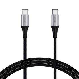 Kábel Allity AUC-01, 100W, USB-C/USB-C, 2m čierny

