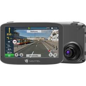 Navigačný systém GPS NAVITEL RE 5 DUAL, s kamerou čierna farba
