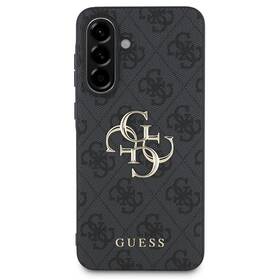 Kryt na mobil Guess PU 4G Metal Logo na Samsung Galaxy A56 sivý

