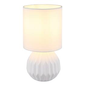 Stolná lampička GLOBO SYLAS 21730W biela


