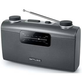Rádioprijímač MUSE M-058R sivý


